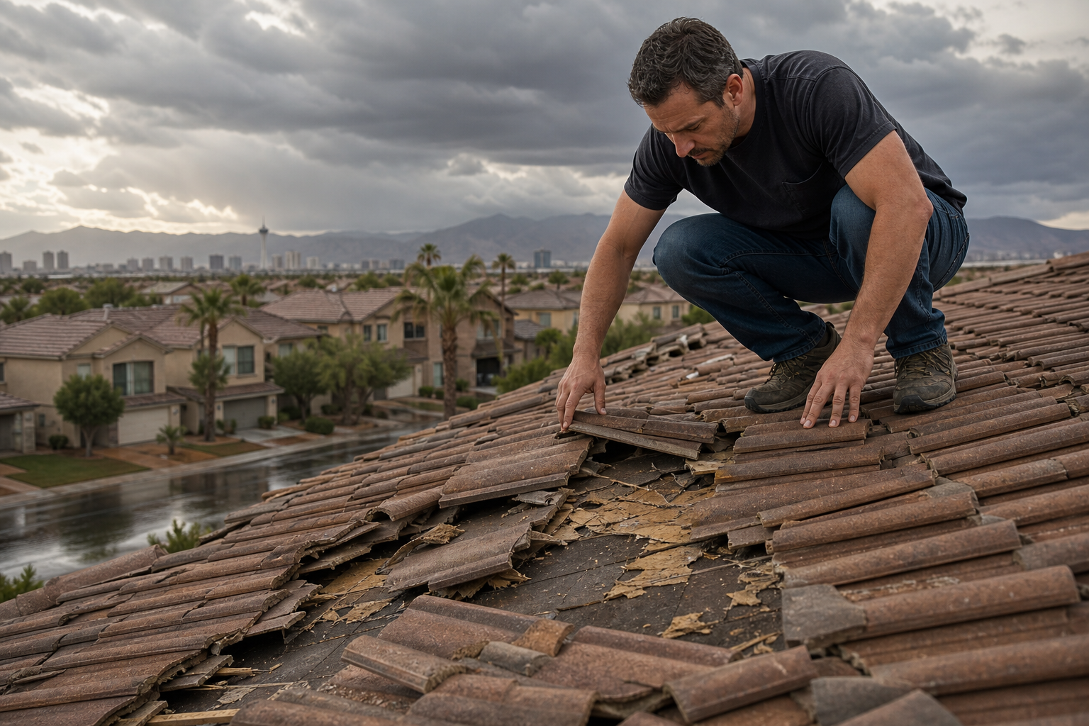 Emergency Roof Repair Near Me: What Las Vegas Homeowners Should Do First